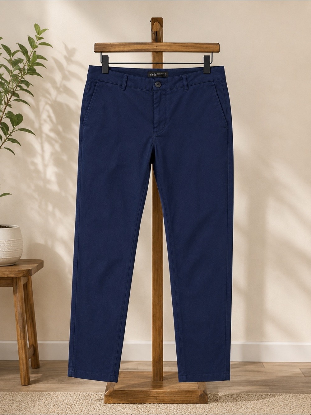 Zara Men's Deep Blue Chinos